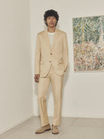 Tailored-Fit Butter Suit Pant
