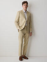 Tailored-Fit Butter Suit Blazer