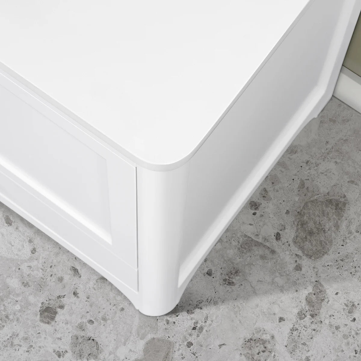 OVE Decors Adrian Vanity with Quartz Top in White