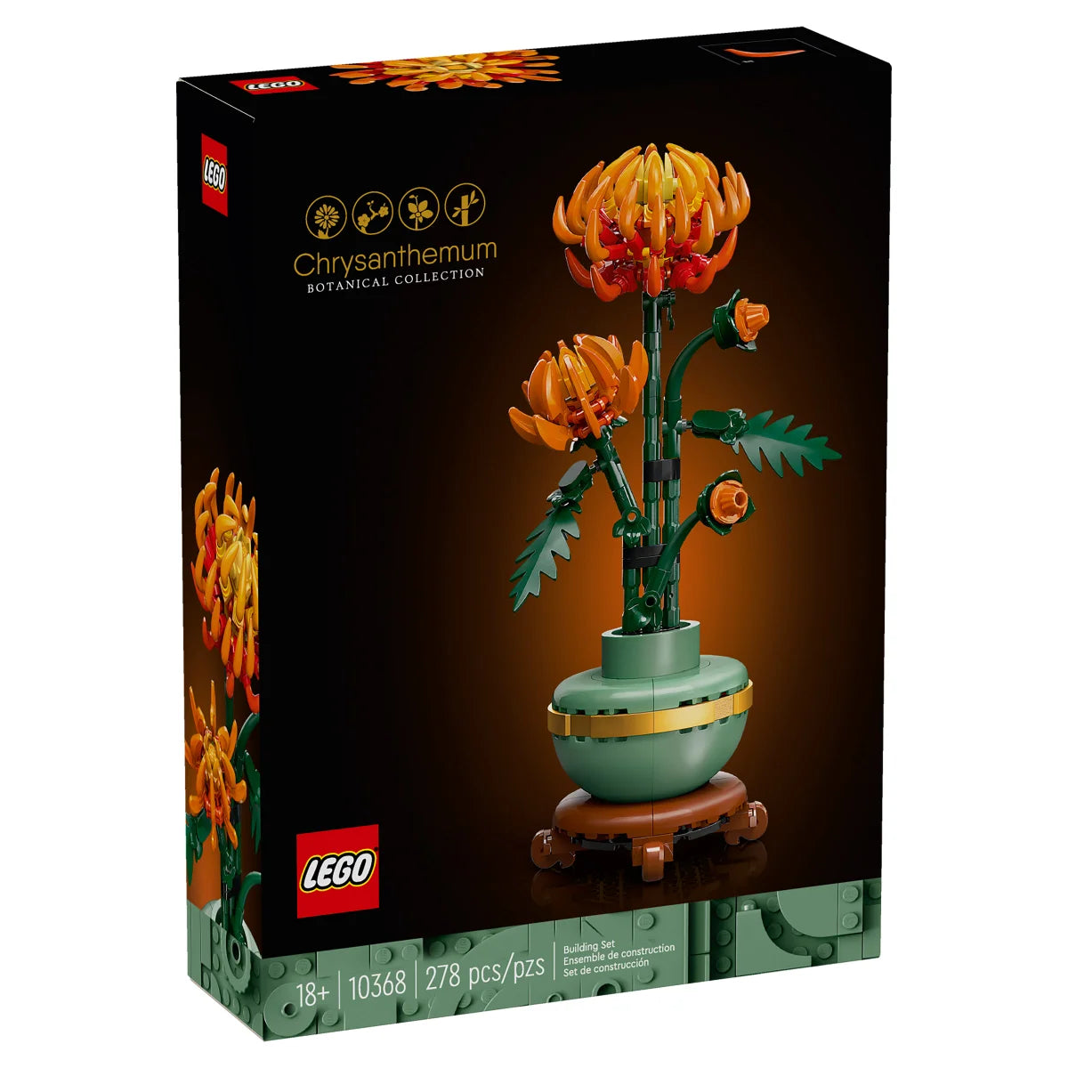 LEGO Icons Chrysanthemum Flower Décor Building Set for Home Décor