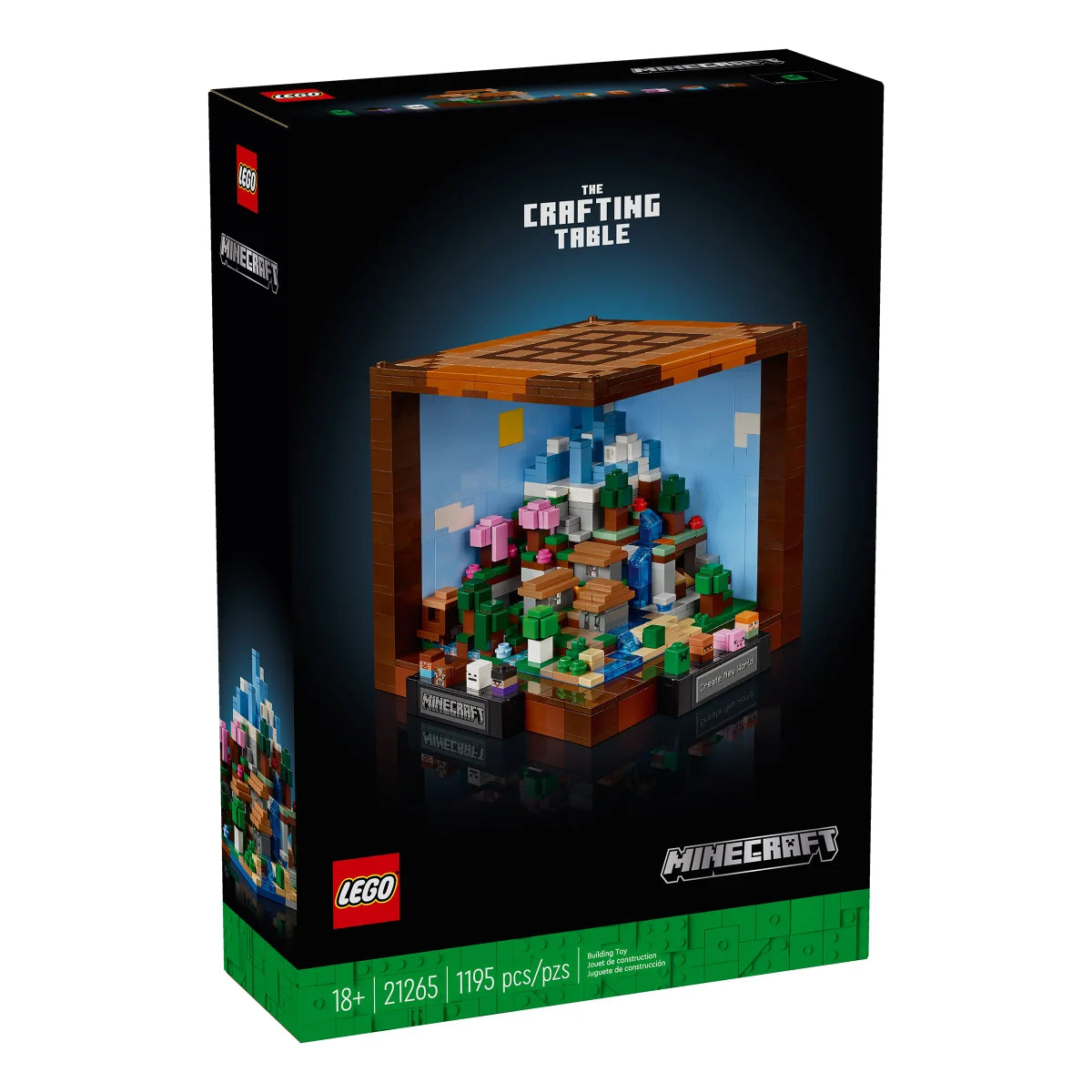 LEGO Minecraft The Crafting Table Build and Display Set for Adults