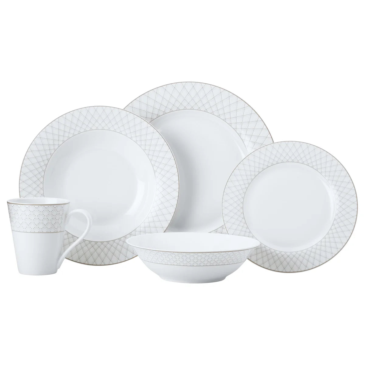 Maxwell & Williams - Jewel Porcelain Dinnerware Set, 20-pieces