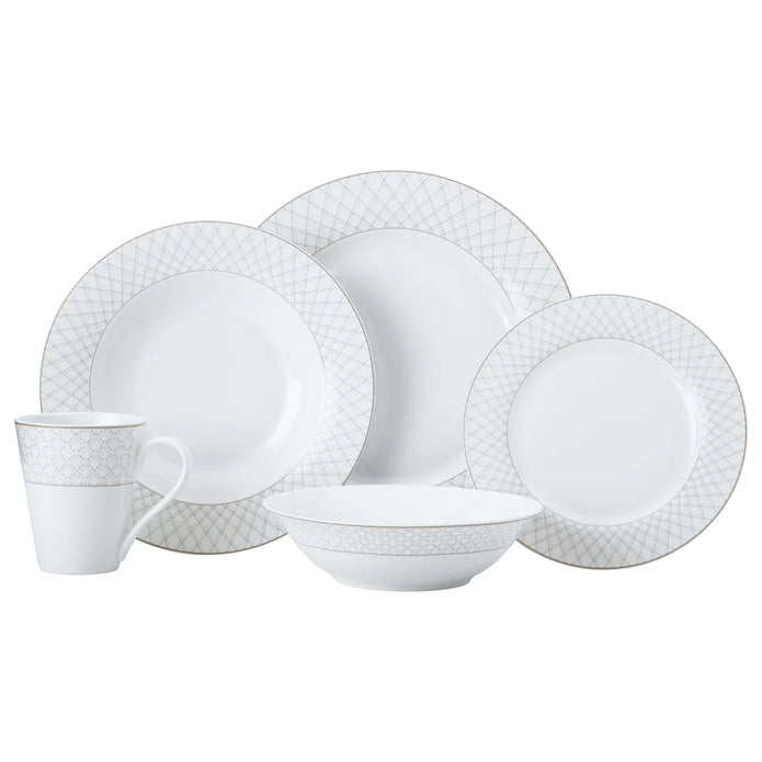 Maxwell & Williams - Jewel Porcelain Dinnerware Set, 20-pieces