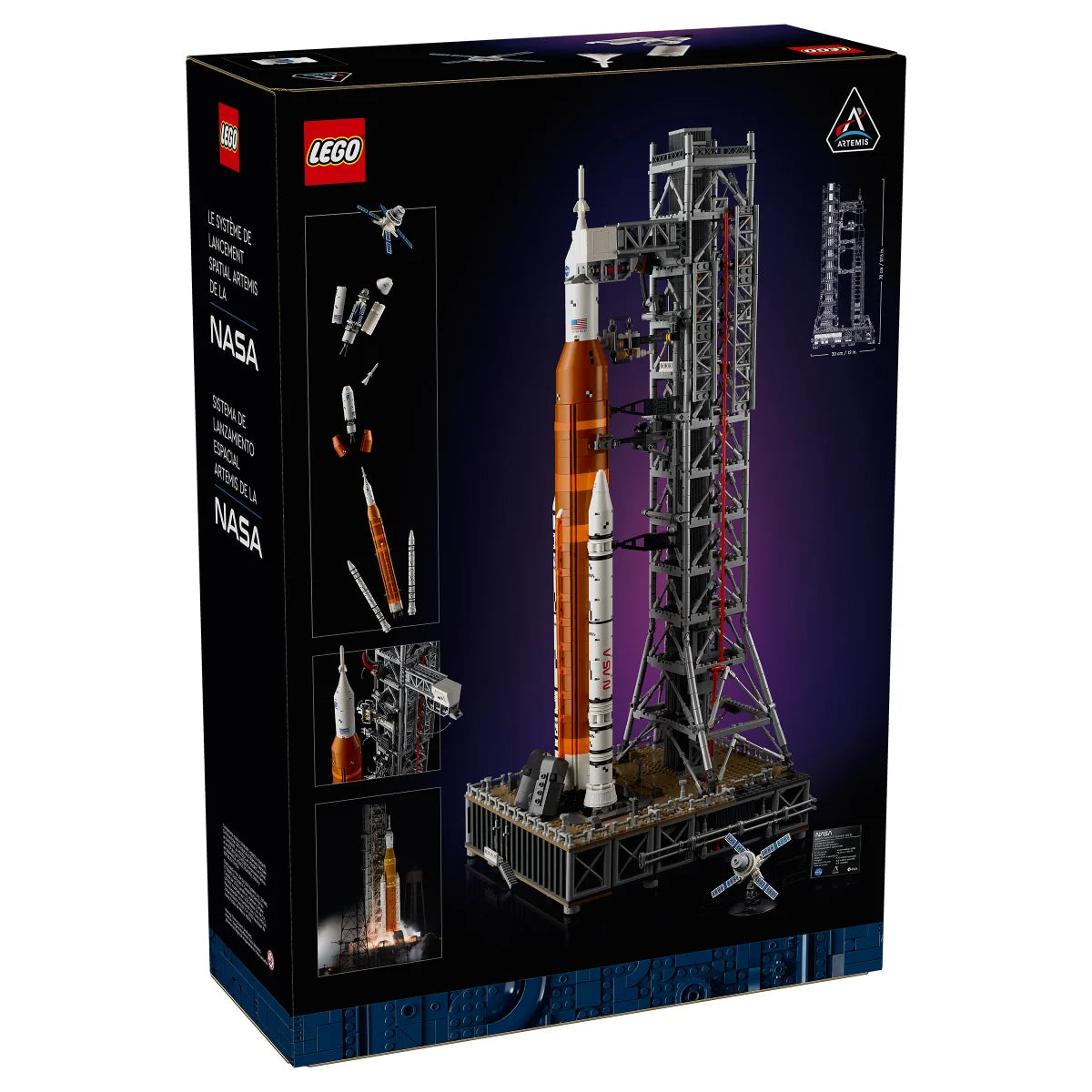 LEGO Icons NASA Artemis Space Launch System with Bonus LEGO Creator 3 in 1 Space Astronaut Toy Set, Science Toy