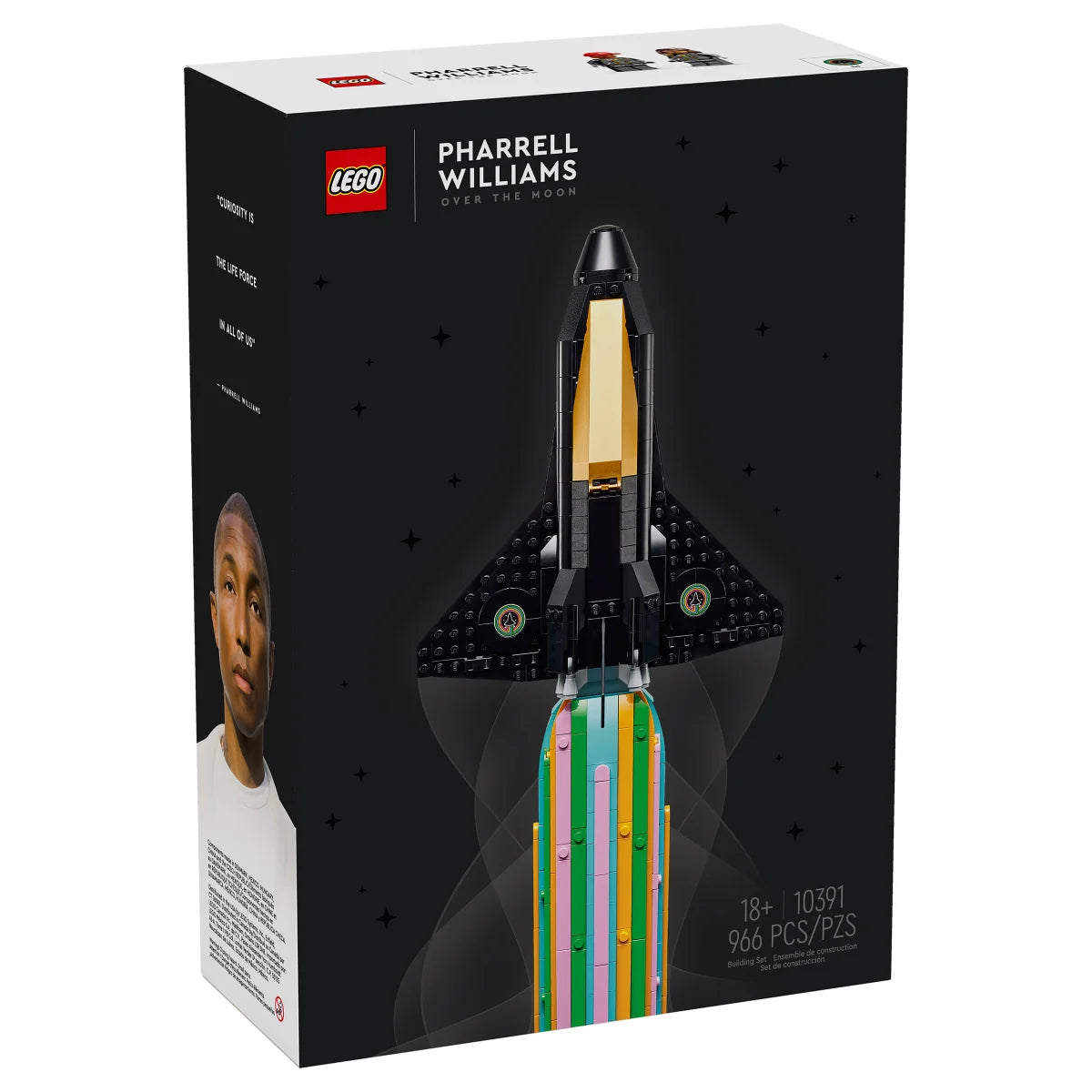 LEGO Icons Over the Moon with Pharrell Williams Building Kit