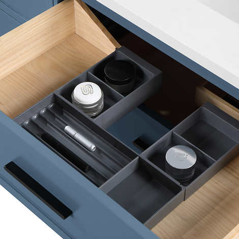 OVE Decors Colin 60 in. Vanity With White Quartz Top