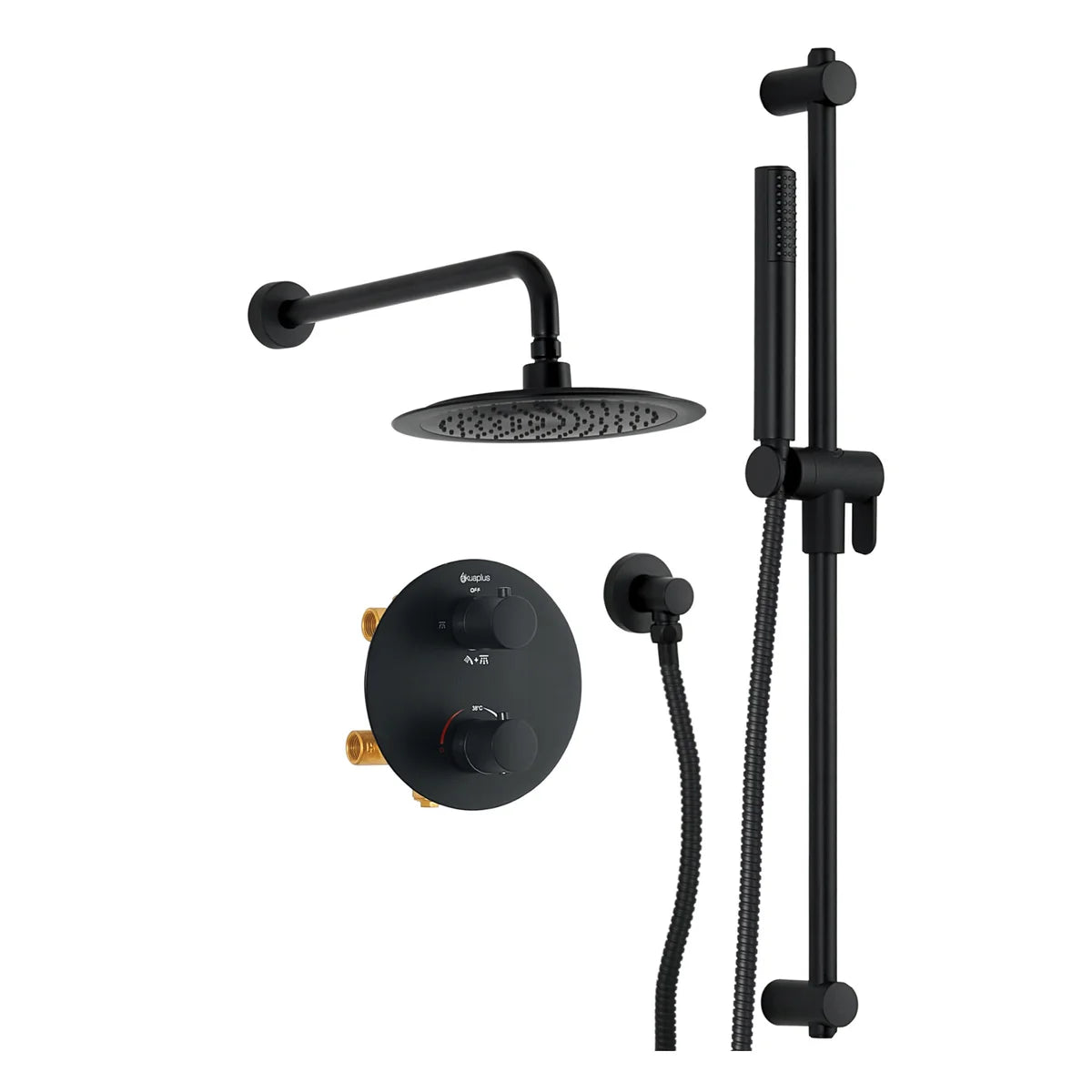 Akuaplus Elite Mya Thermostatic Handheld Shower and Shower Head