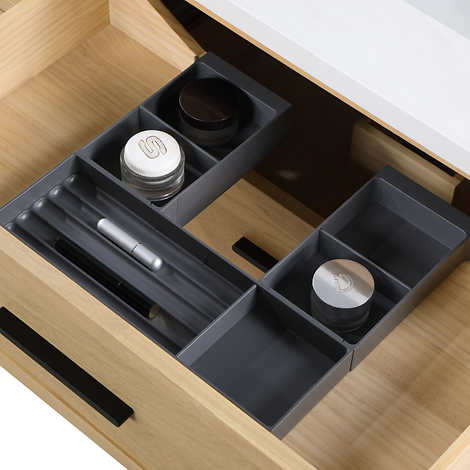 OVE Decors Colin 60 in. Vanity With White Quartz Top