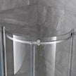 OVE Decors Aria Round Corner Shower Enclosure with Base