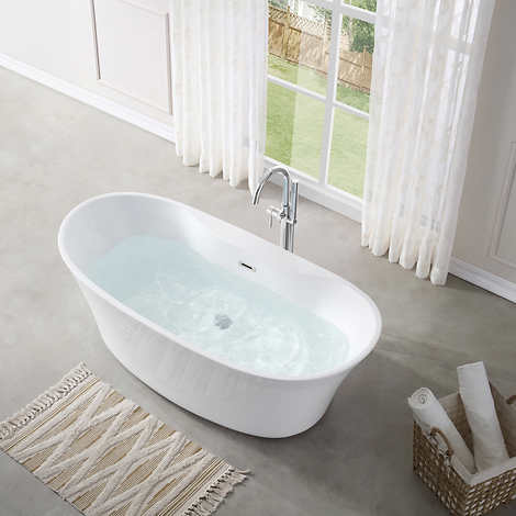 OVE Decors Braden Seamless Freestanding Bathtub