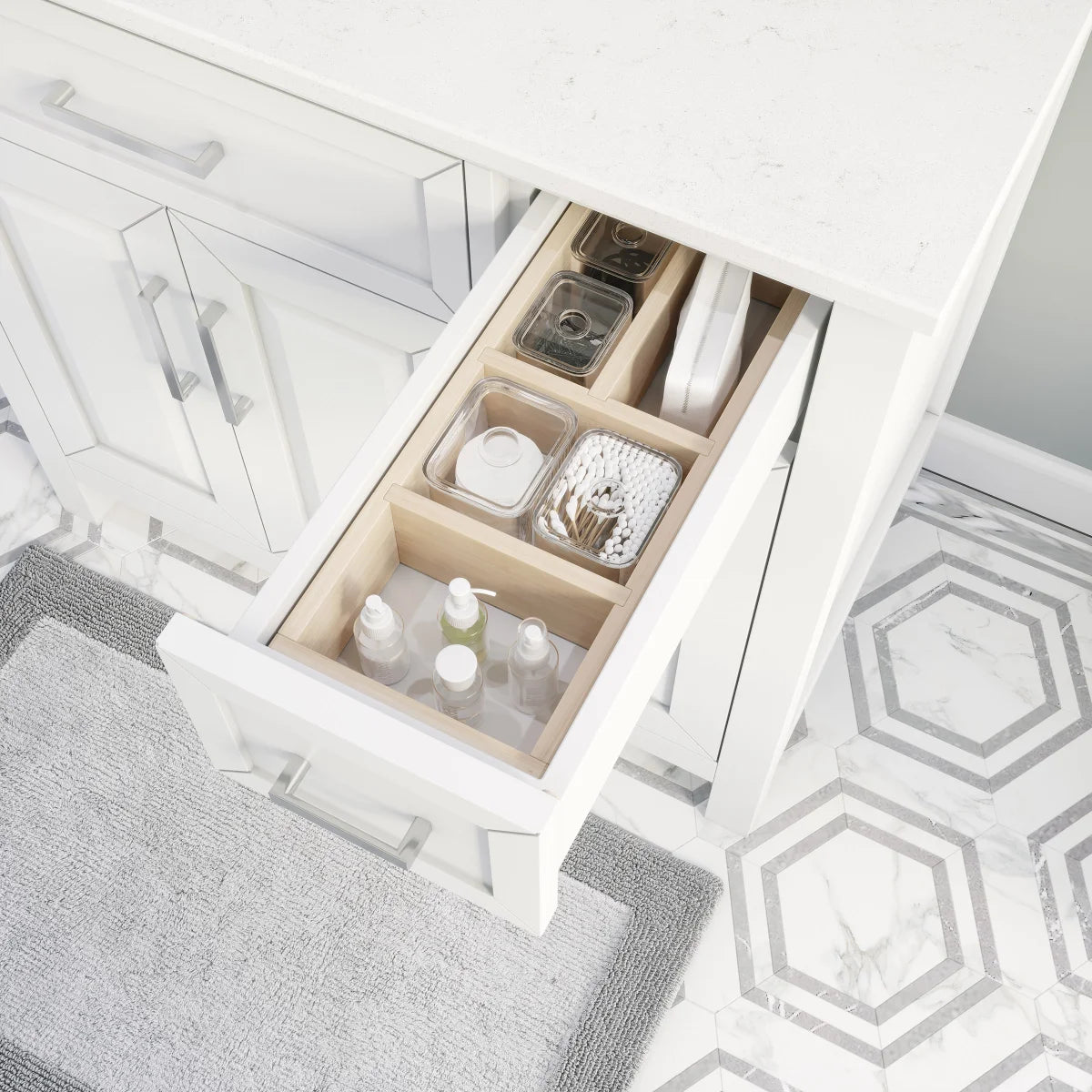 Studio Bathe Thomson Vanity with Power Bar, White