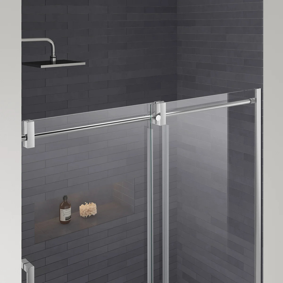 OVE Decors Dayton Frameless Glass Alcove Shower Door