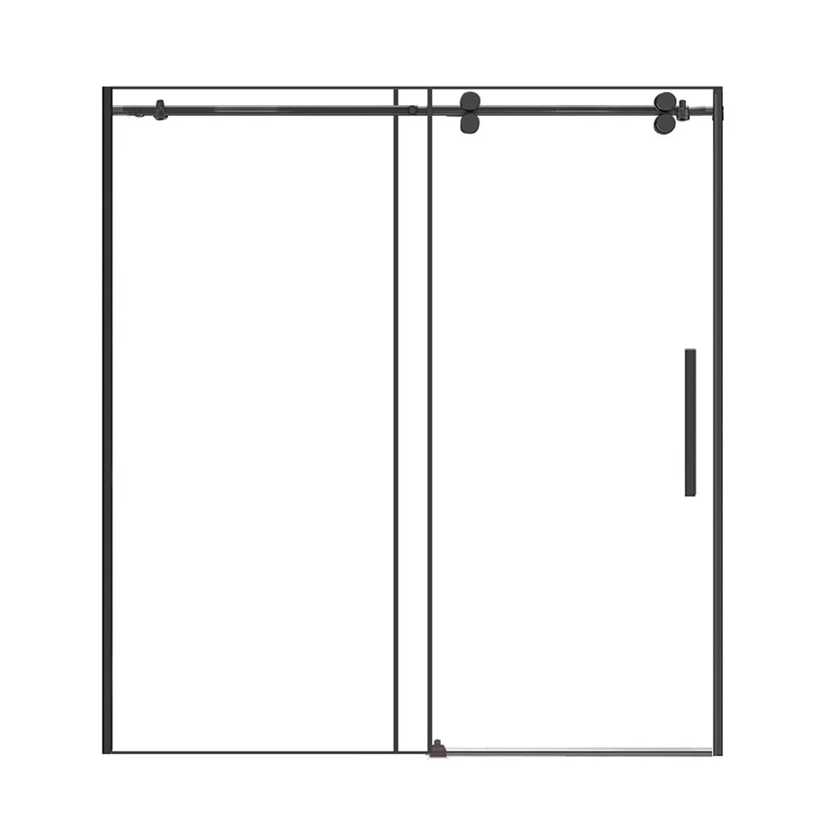 Appollo Cameron 32 in. x 60 in. Skirted Bathtub with Shower Doors and Wall Kit, Left Drain