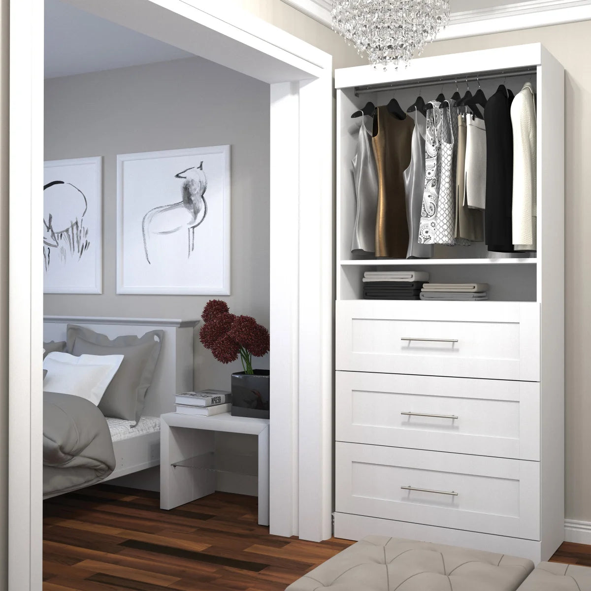 Bestar - Boutique 91.4 cm (36 in.) Storage unit with drawers