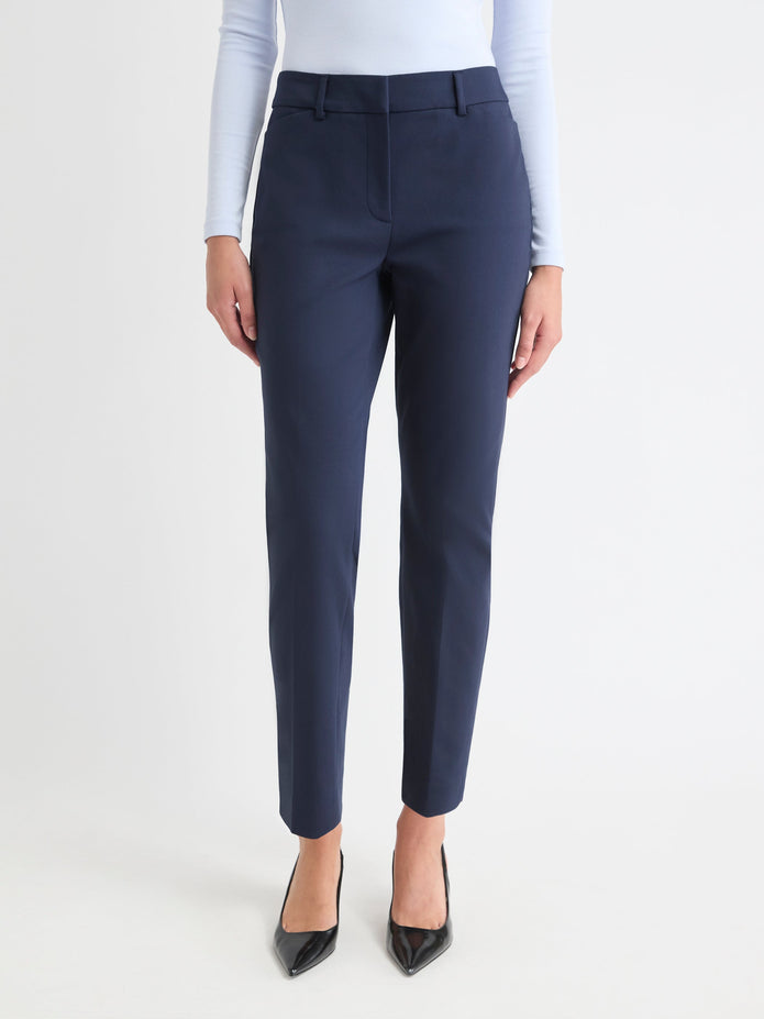 Limitless Mid-Rise Slim-Leg Signature Ankle Pant