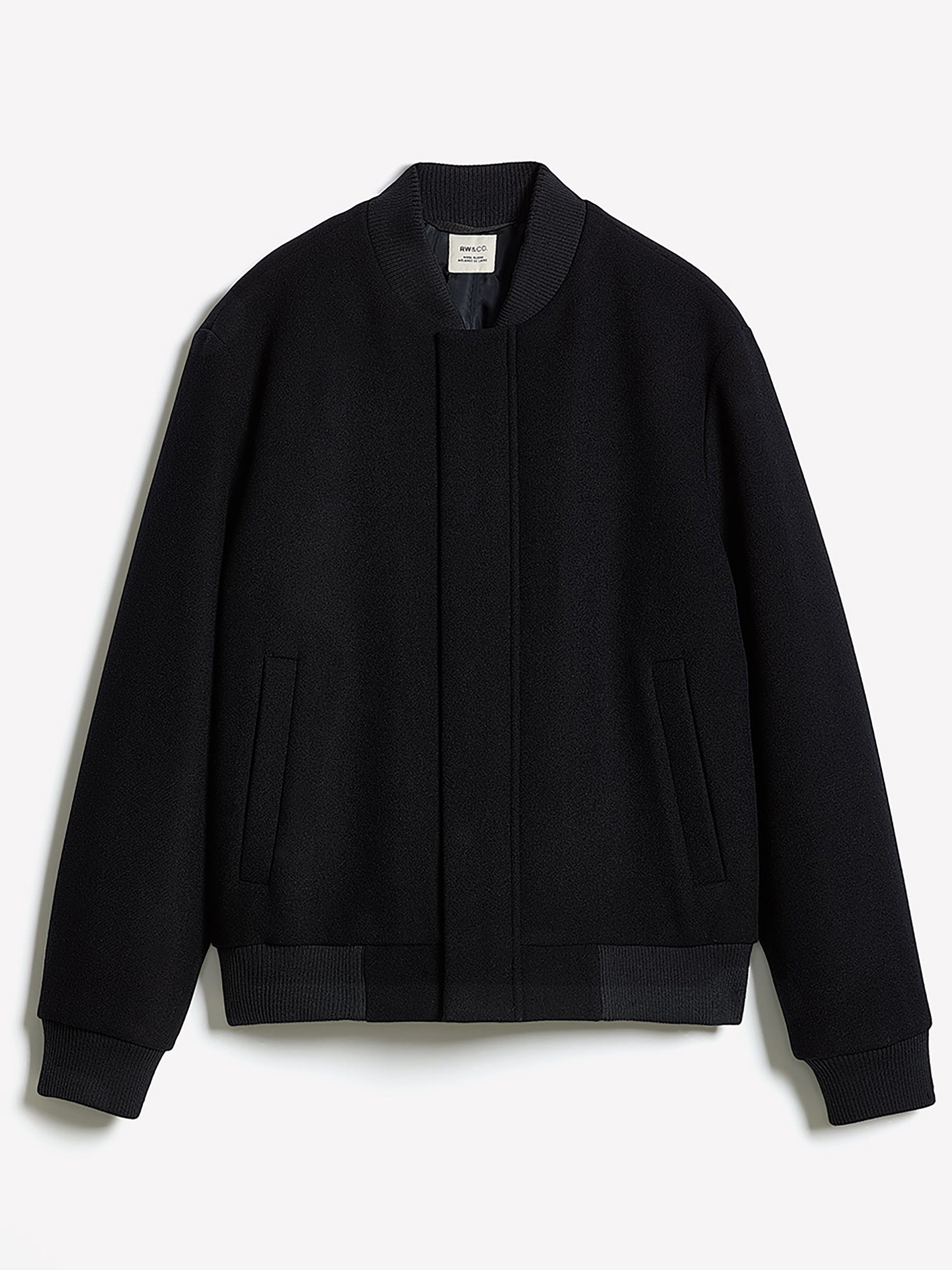 Wool-Blend Bomber Jacket