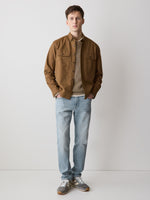 Slim-Fit Light-Wash Jeans