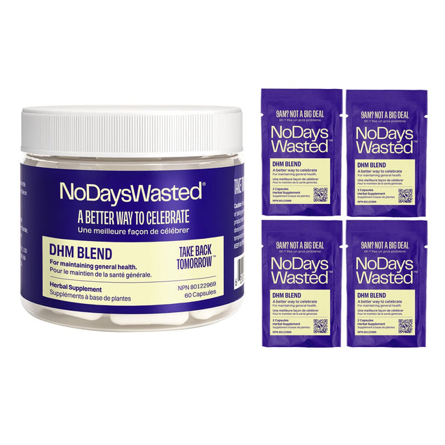 NoDaysWasted DHM Blend 60 + 8 Capsules