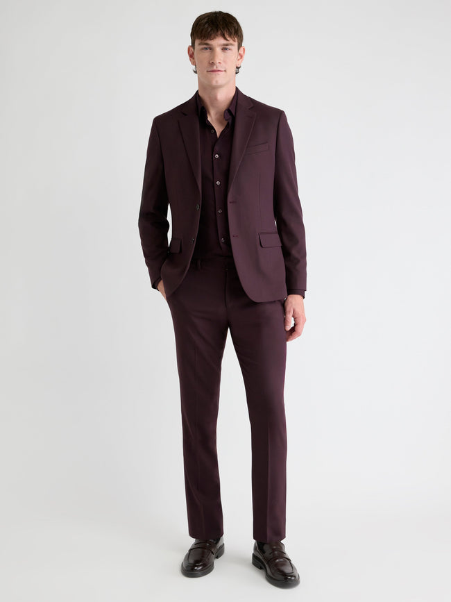 Slim-Fit Fig Suit Pant