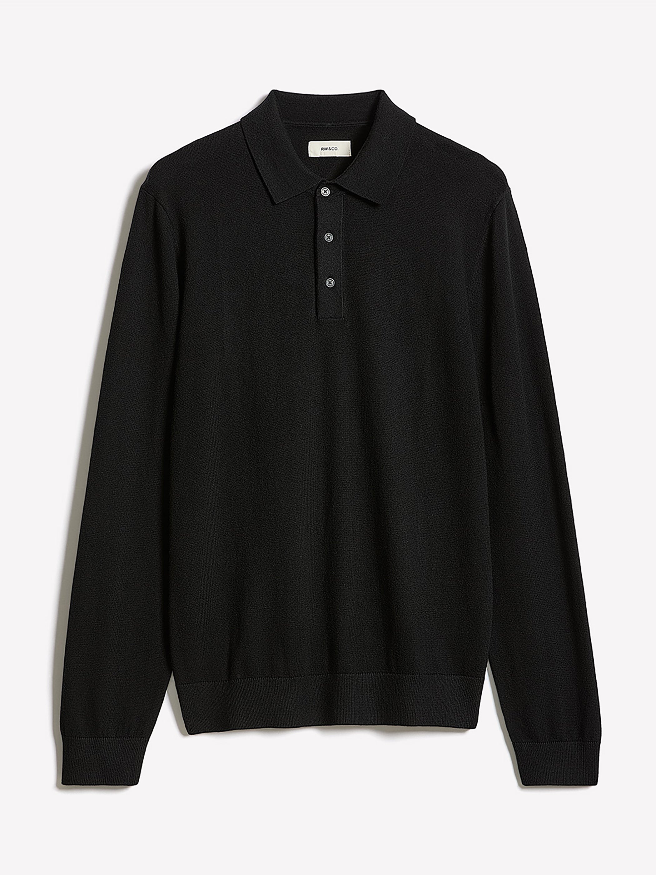 Long-Sleeve Polo Sweater