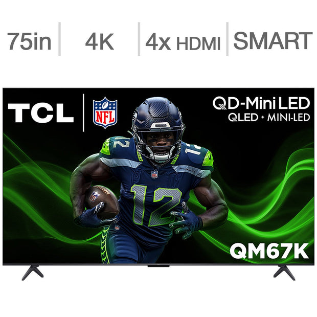 TCL 75" Class - QM67K Series - 4K UHD QD-Mini LED TV