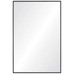 Parker Classic Rectangular Mirror with Black Iron Frame