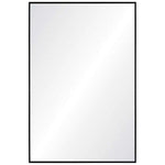 Parker Classic Rectangular Mirror with Black Iron Frame