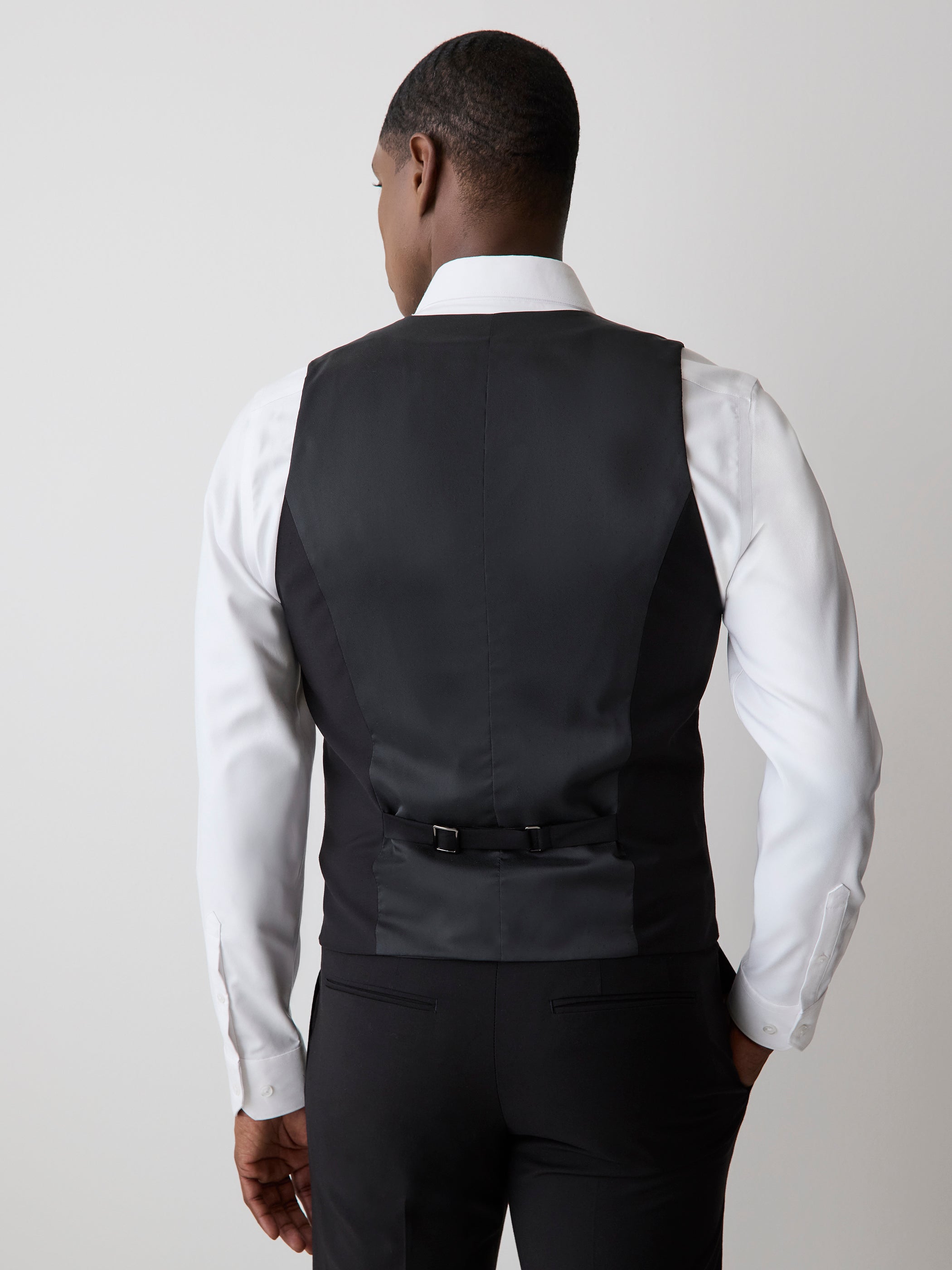 Wool-Blend Suiting Vest