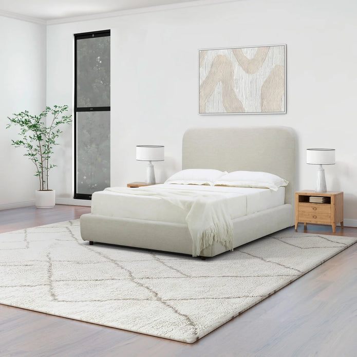 Aiden & Ivy Upholstered Double Bed