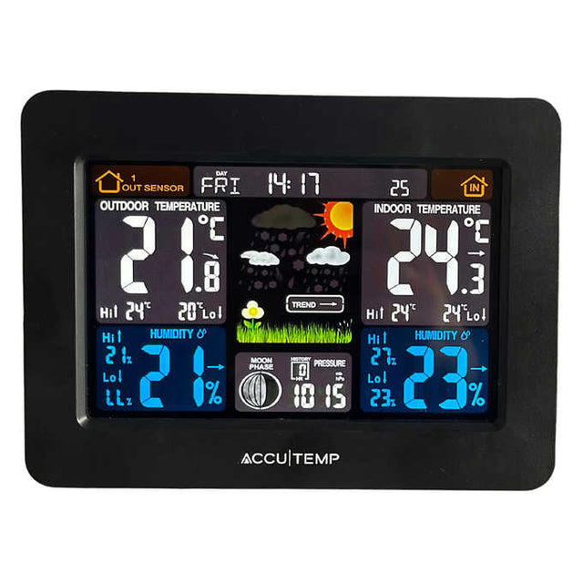 AccuTemp Wireless Colour Weather Station