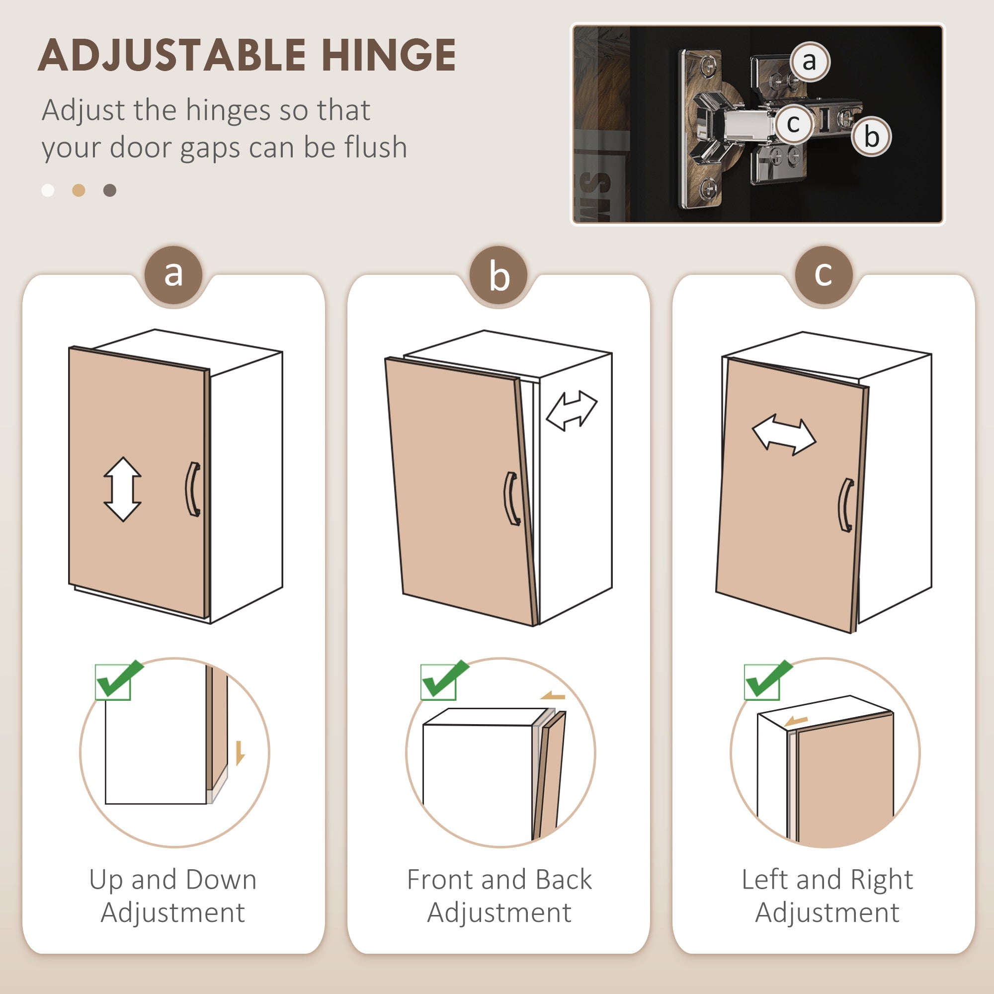 61-Inch Black Farmhouse Pantry with Glass Doors and Adjustable Shelves