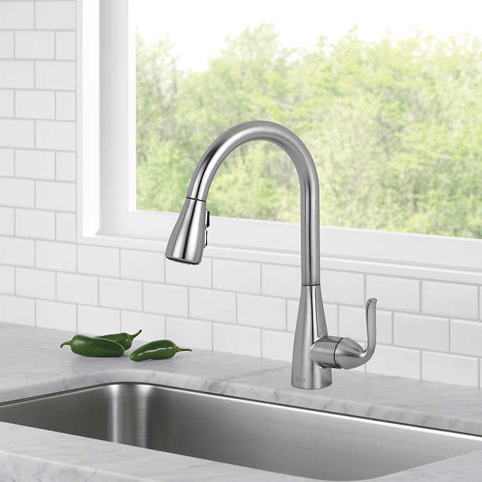 Delta Grenville Single Handle Pull Down Kitchen Faucet