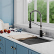 KRAUS Spot Free Bolden 18-in Pull-down Kitchen Faucet