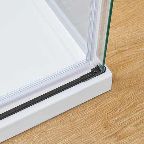 OVE Kelsey 48 in. x 32 in. Corner Shower Kit with Base