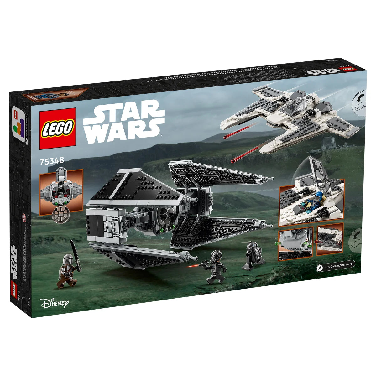 LEGO Star Wars Mandalorian Fang Fighter vs. TIE Interceptor