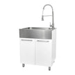 Transform 28 in. All-in-one RTA Laundry Cabinet with Stainless Steel Sink and Faucet