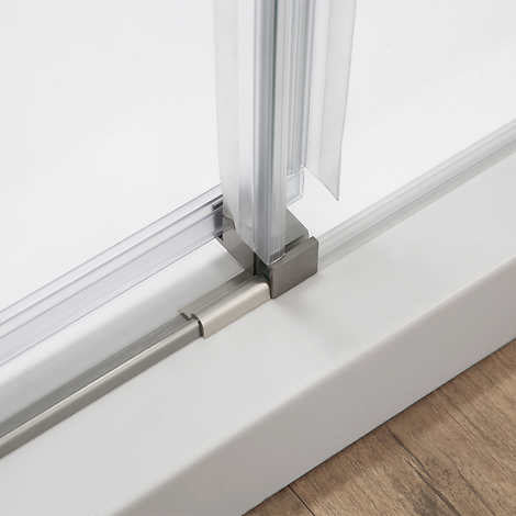 OVE Kelsey 48 in. x 32 in. Corner Shower Kit with Base