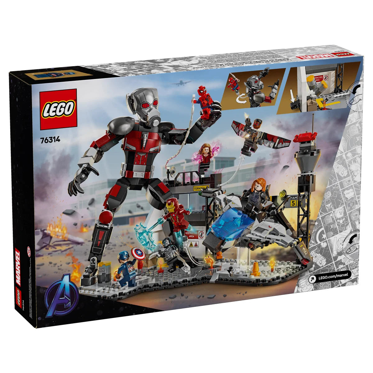 LEGO Marvel Captain America Civil War Action Battle Building Toy Set