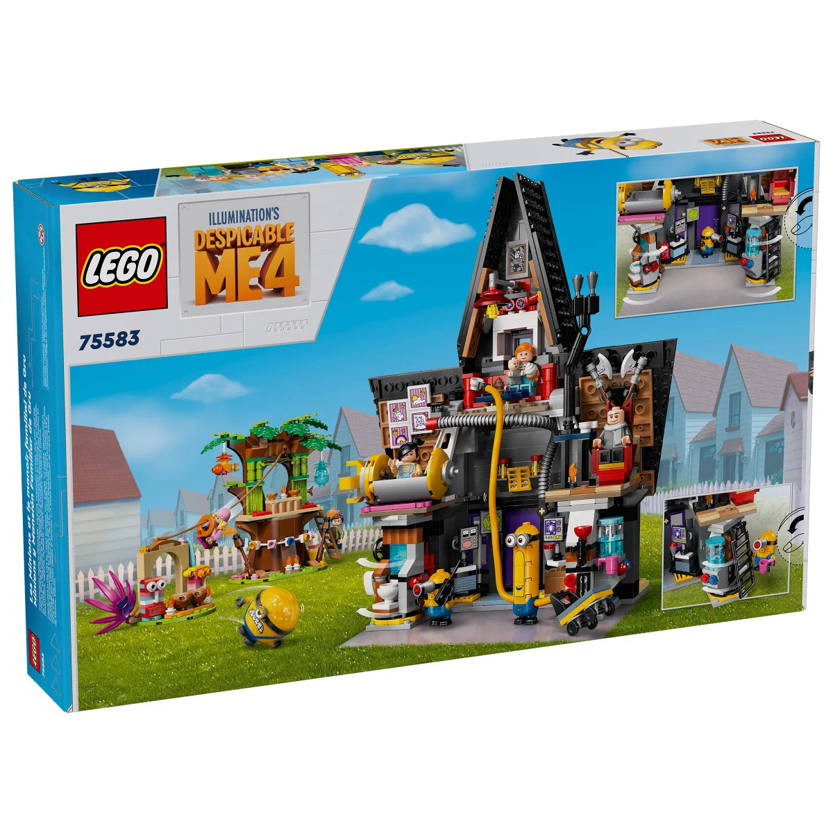 LEGO Despicable Me 4 Minions and Gru's Family Mansion, Minions Toy House
