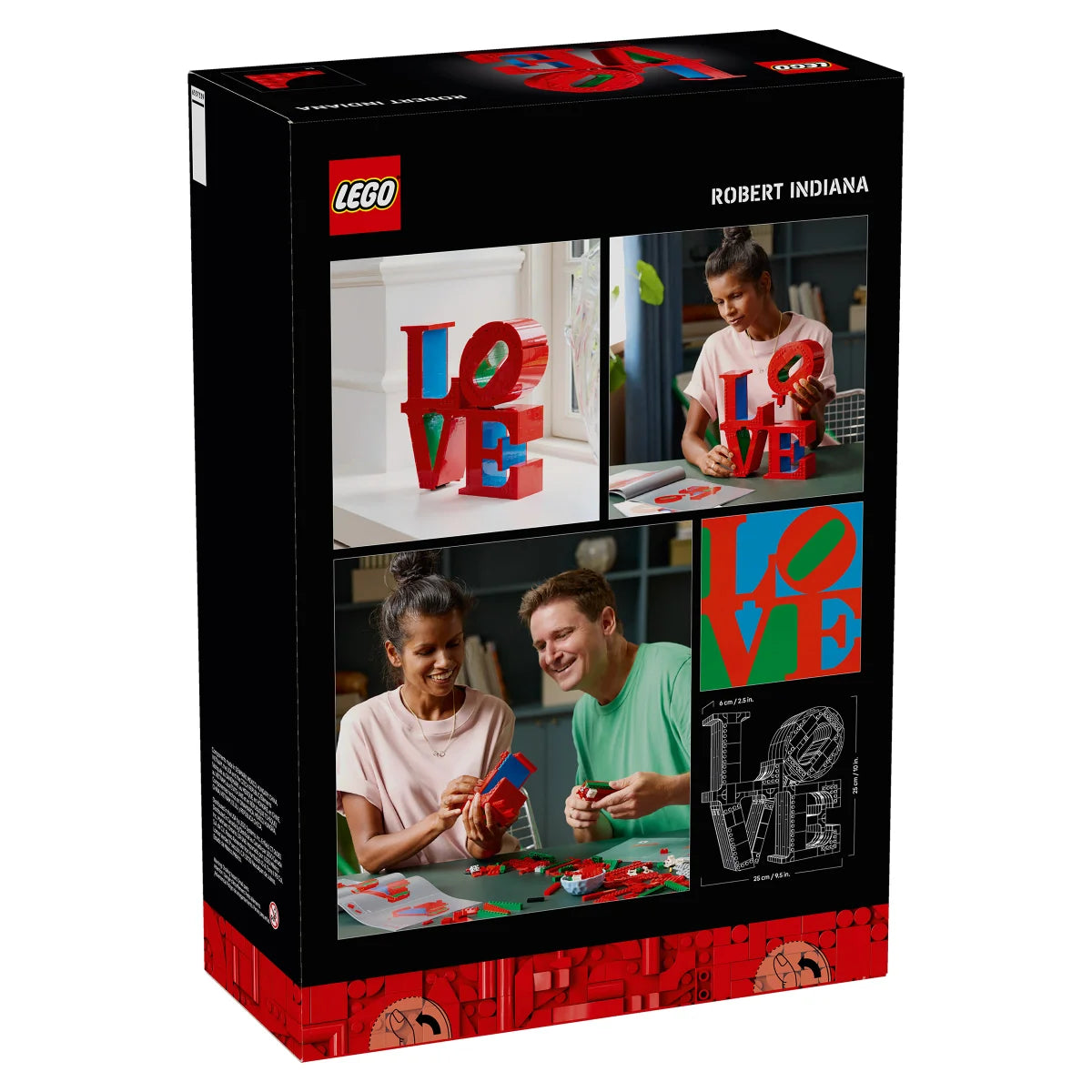 LEGO Art LOVE Collectible Building Set, Home Décor