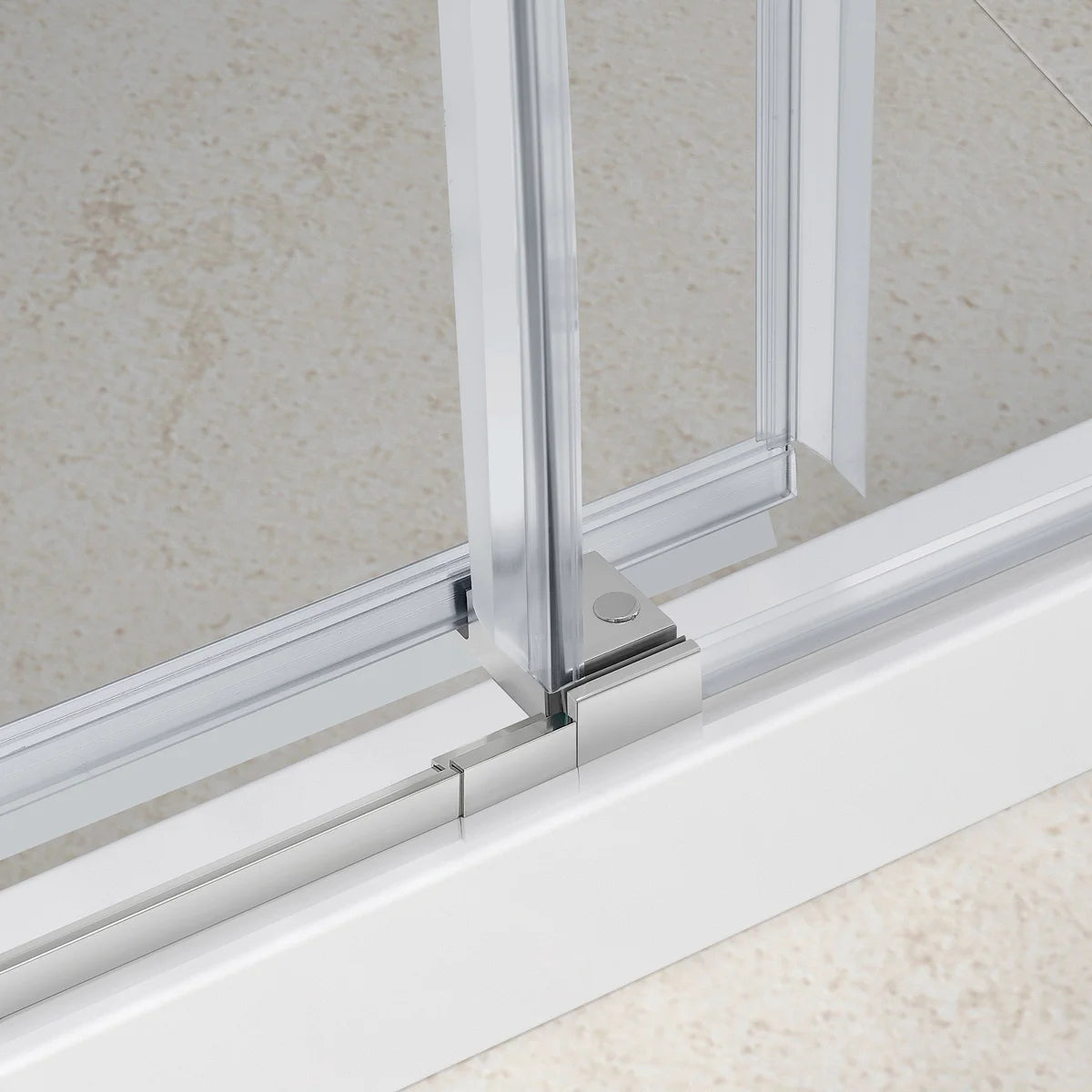 OVE Decors Dayton Frameless Glass Alcove Shower Door