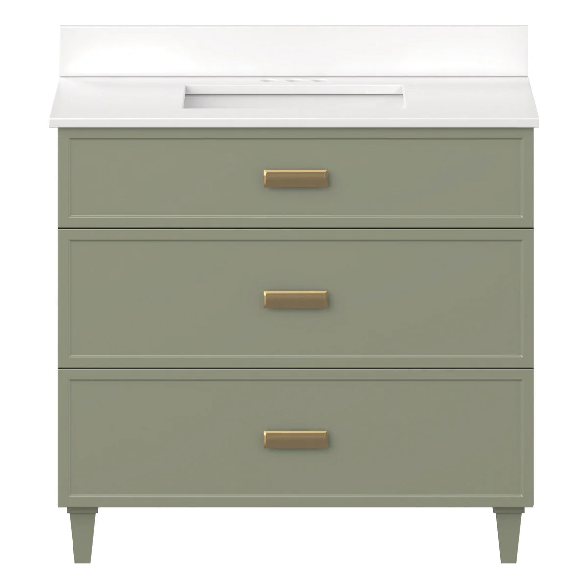 MagickWoods Evanston Evergreen Fog Bathroom Vanity