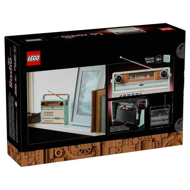 LEGO Icons Retro Radio Building Set for Adults