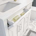 Studio Bathe Thomson Vanity with Power Bar, White