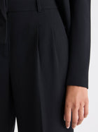 Black High-Rise Wide-Leg Pant