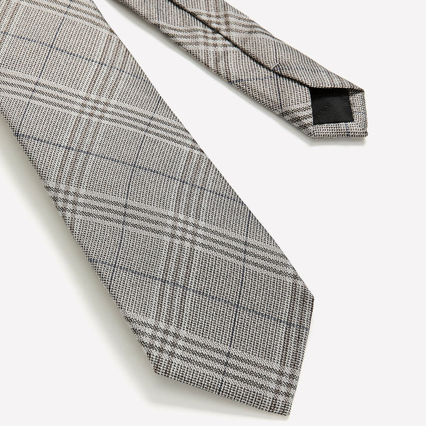 Regular Tie with Checkered Pattern