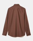 Slim-Fit Solid Cotton Modal Dress Shirt