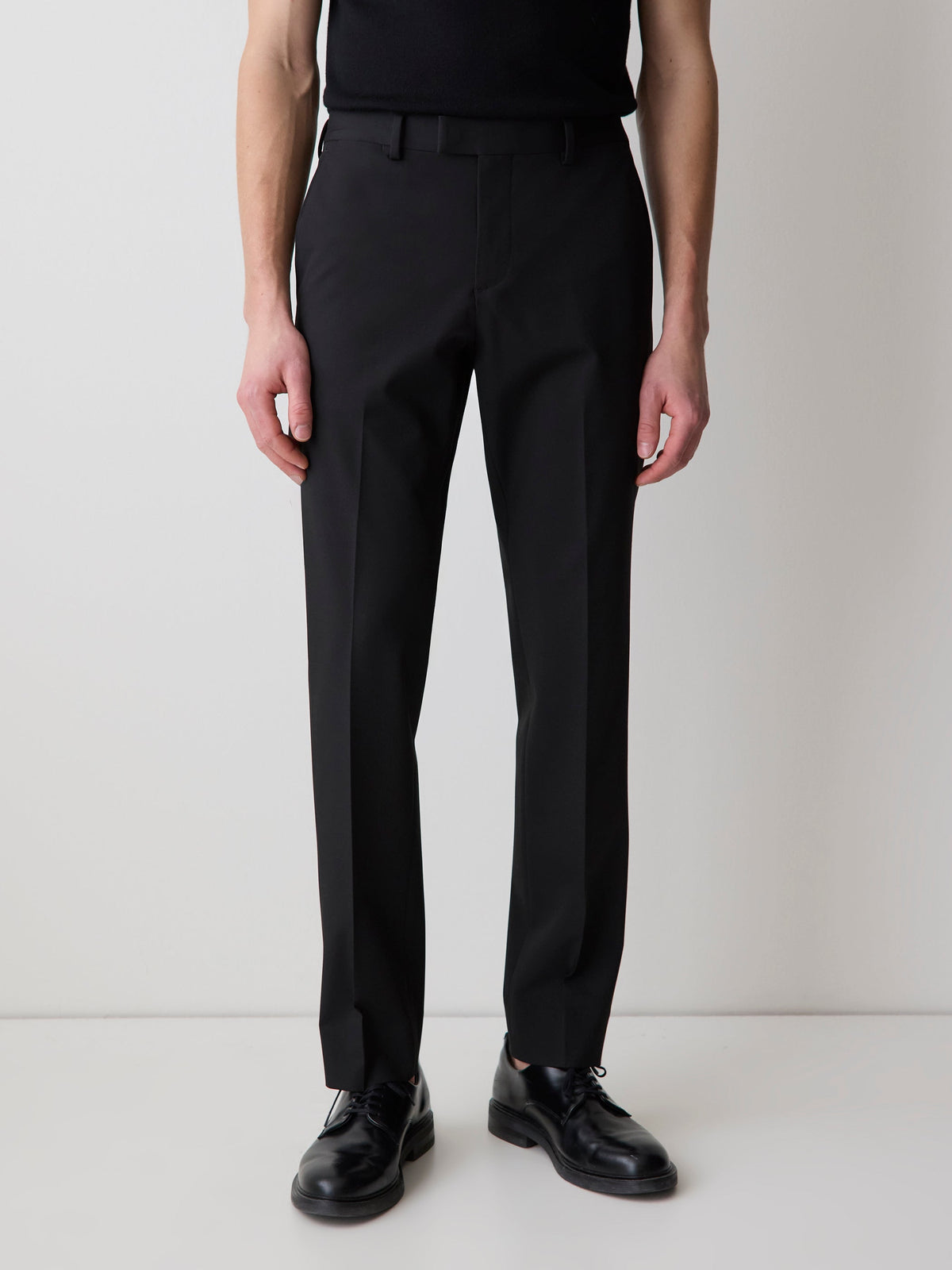 Black Slim Fit E-Tech Suit Pant