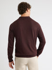 Long-Sleeve Polo Sweater