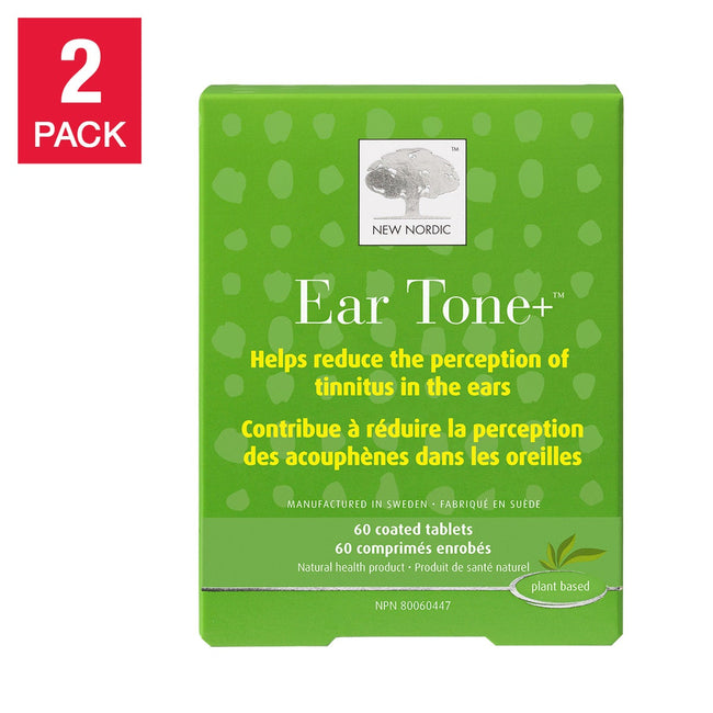 New Nordic Ear Tone, 60 Tablets, 2-Pack